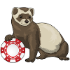 Ferret Poker Jetons de Poker