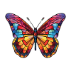 Schmetterling Bunte Aquarell-Tierillustration