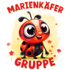Comic Marienkäfergruppe Kindergarten Gruppentier