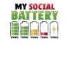 My social battery - antisocial introvert