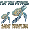 flip the future, save turtles!