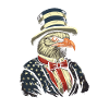 Thanksgiving American Pilgrim Turkey