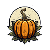 Logo Pumpkin Design pour Thanksgiving