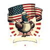 Patriotic USA Turkey Thanksgiving