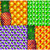 Tropical Fruits Mosaic