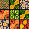 Tropical Fruits Mosaic