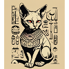 Egypy Cat Stencil