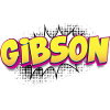 Gibsom benutzerdefinierter Name Comic-Stil Pop-Art,