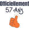 Officiellement 57 Ans