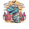 Tyrannosaurus Trex Halloween