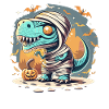 Tyrannosaurus Trex Halloween