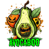 Avocado Halloween Veggie Vegetarian