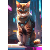 Cyberpunk Cat