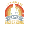 Je préfère jouer du saxophone