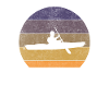 Retro Kayak Sunset Paddle