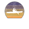 Retro Kayak Sunset Paddle