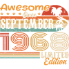 September 1968 - Birthday 1968 September
