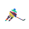 Eiskockey, Hockey, Graffi, bunt