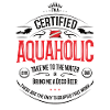 Aquaholic Tauchen Geschenk