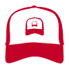 Trucker Triple Cap Red