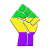 Mardi Gras Flag