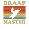 Retro Braap Master Snowmobile Shirt
