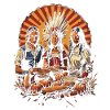 Pilgrims and Indians Cultural Thanksgiving