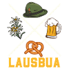 Lausbua Bayerisches Essen Bierfan Brezeln
