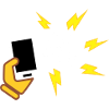 phone with aggressive appearance