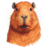 Capybara in Nature Wasserschwein