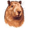 Capybara in Nature Wasserschwein