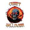 Creepy Halloween Skeleton Skull Shirt