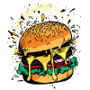Cheeseburger Comic Burger