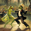 Frogs dancing