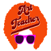 GROOVY RETRO ART TEACHER