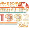 September 1992 - Birthday 1992 September