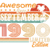 September 1990 - Birthday 1990 September
