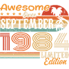 September 1984 - Birthday 1984 September