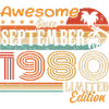 September 1980 - Birthday 1980 September