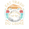 Raccoon eat trash do crime