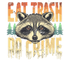 Raccoon eat trash do crime