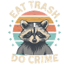 Raccoon eat trash do crime