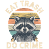 Raccoon eat trash do crime