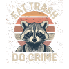 Raccoon eat trash do crime