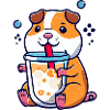 Bubbletea Hamster Geschenk