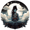 Yoga lotus position