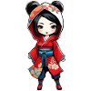 Cute Little Manga Geisha