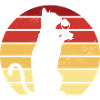 Wine drinking cat
