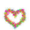 Carnaval Confetti Heart Carnaval