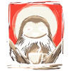Japanese Red Sun Coffee Sloth